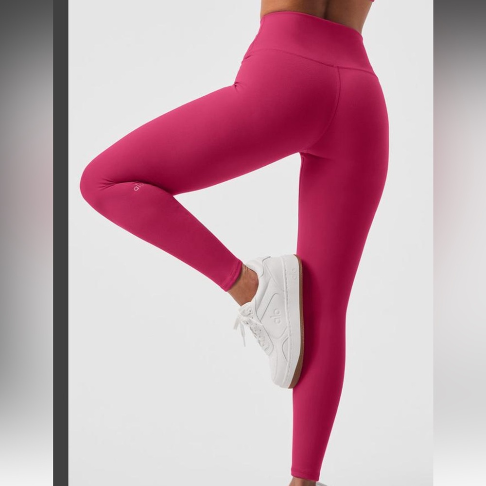 NWT ALO 7/8 High-Waist Airbrush Legging, Pink Summer Crush, size XS - Picture 2 of 7